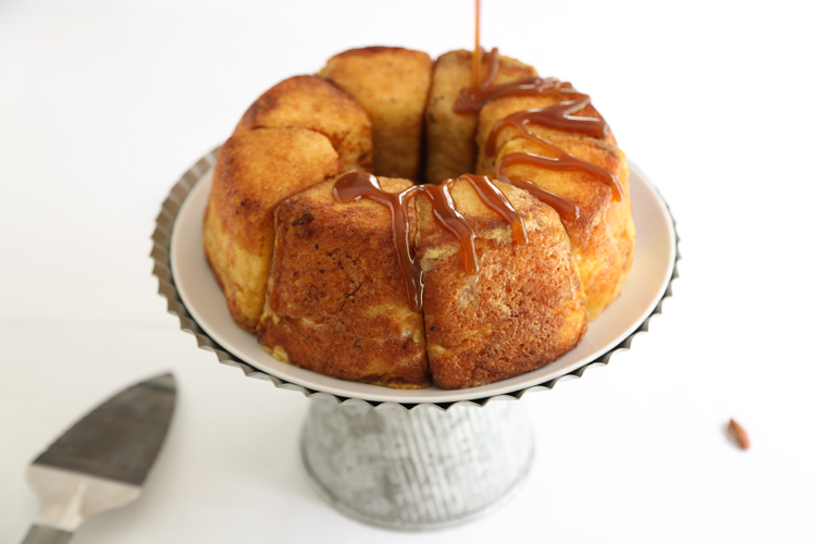 Caramel Pecan French Toasted Angel Food Cake Sprinkle Bakes