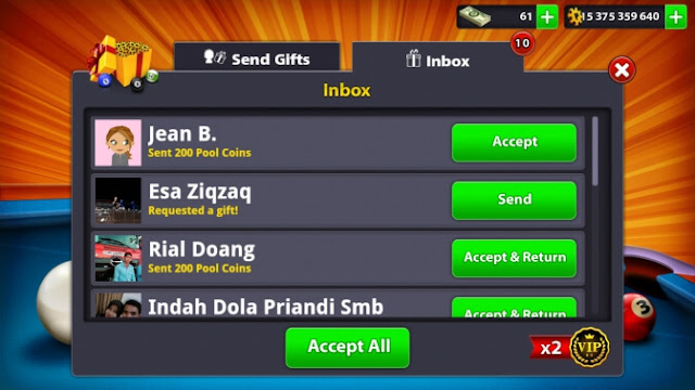 cara mendapatkan koin 8 ball pool android