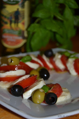 Sałatka Caprese czyli mozzarella z pomidorem