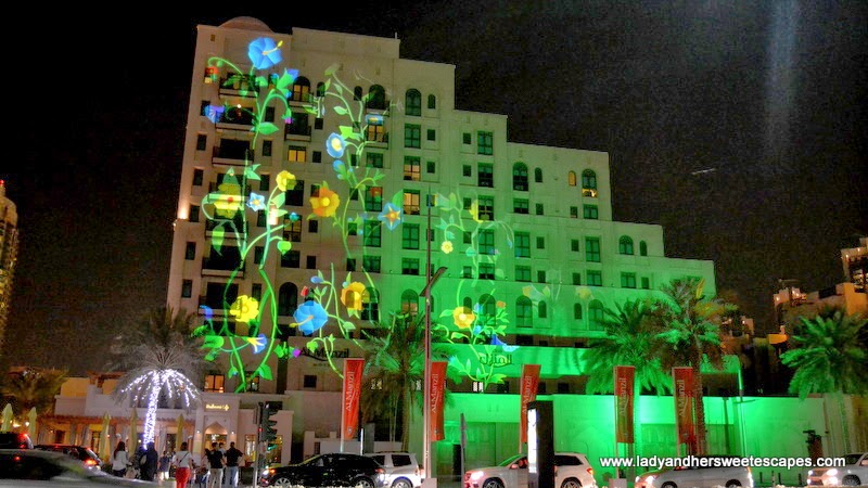 Vegetalization at Dubai Festival of Lights