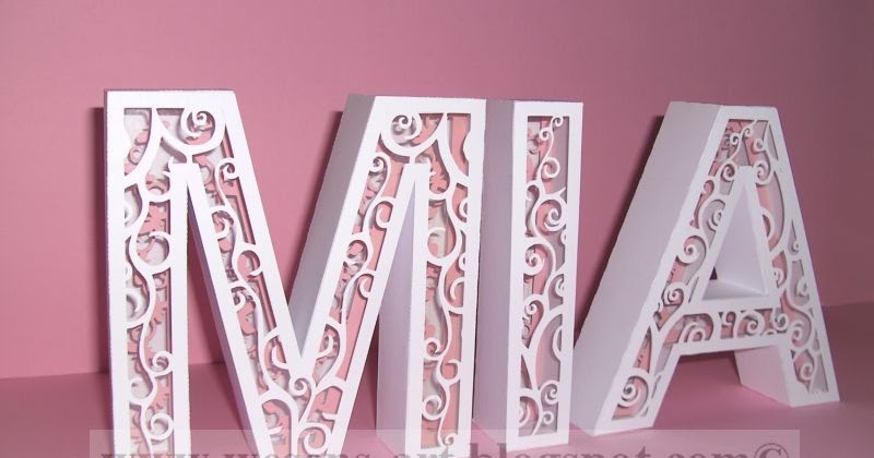 Wesens-Art: 3D-Buchstaben / 3D Letters