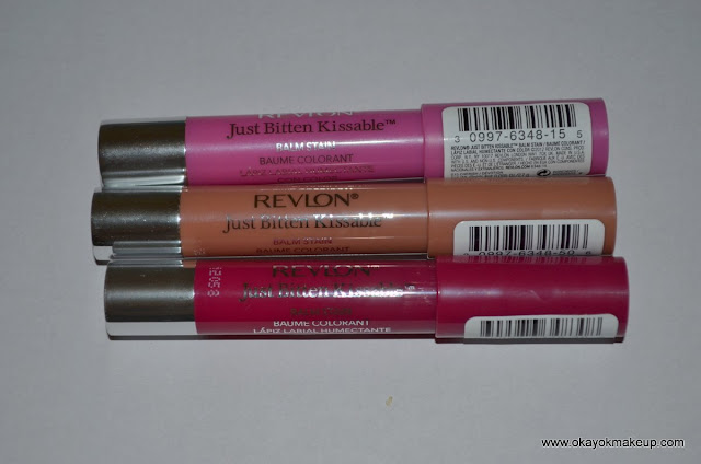 revlon balm stain cherish, precious, and smitten