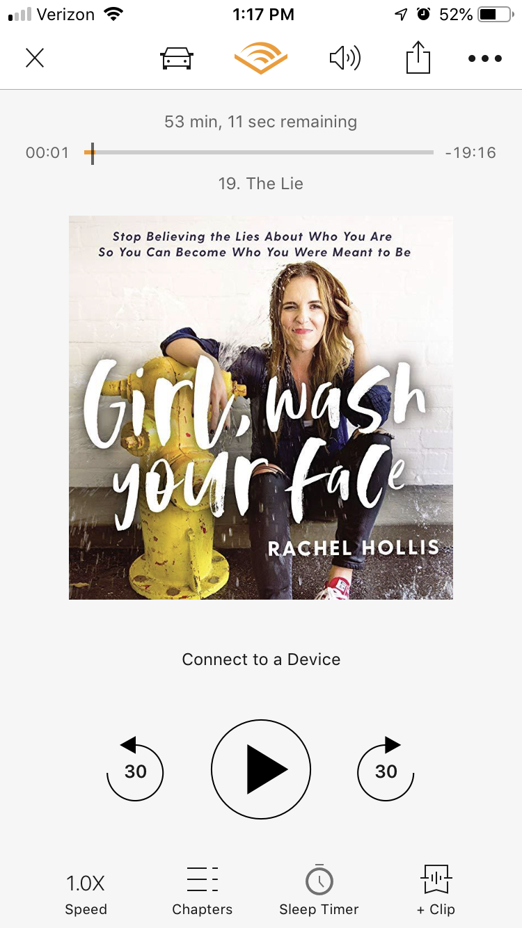 The Writing Addict Audiobook Review 'Girl, Wash Your Face' by Rachel