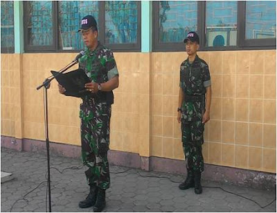 DANRAMIL KALIJAMBE JADI IRUP UPACARA BENDERA DI MAN 3