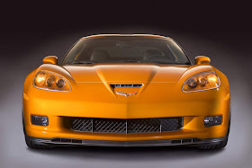 Yellow Corvette z06 Sports Car Front View Yellow-black Wallpaper Yellow Corvette z06 Sports Car Front View Yellow-black Wallpaper