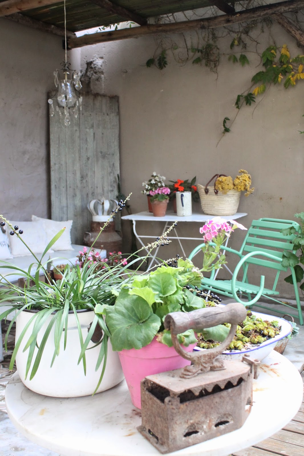 Pérgola + glicinas / Deco Marce