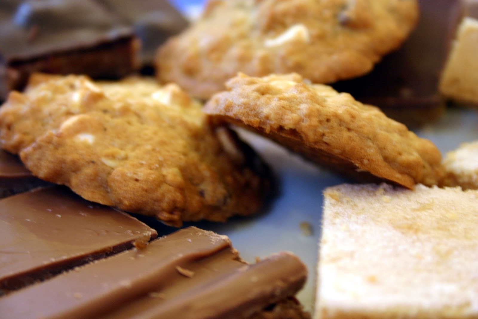 Süßes Glück: Rezept: weiße Schokoladen Cookies