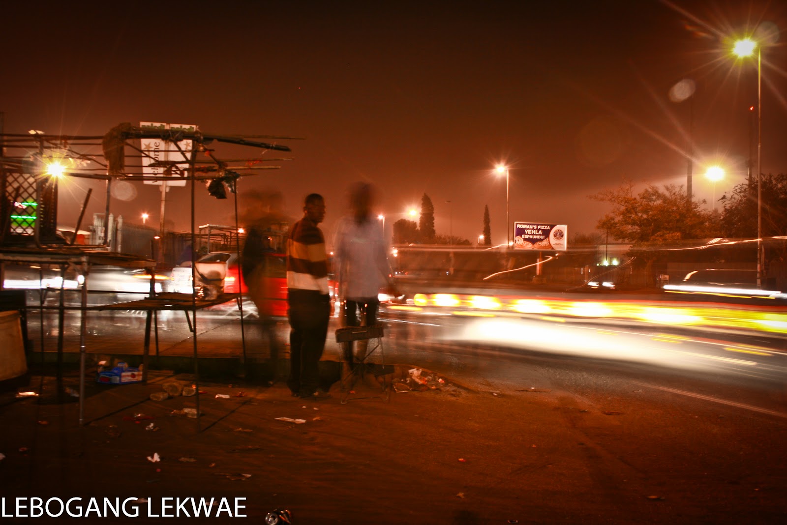 AZANIA LAB: Street Vendors at Night at Naledi Mall (Vosloorus)