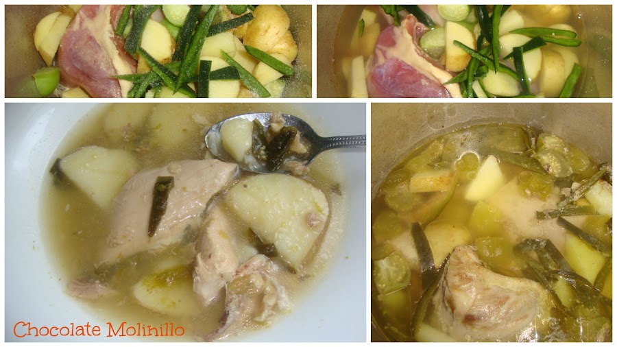 Caldo de Pollo al Poblano