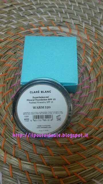 Claré Blanc Superbalanced Foundation col. 520 warm - very light