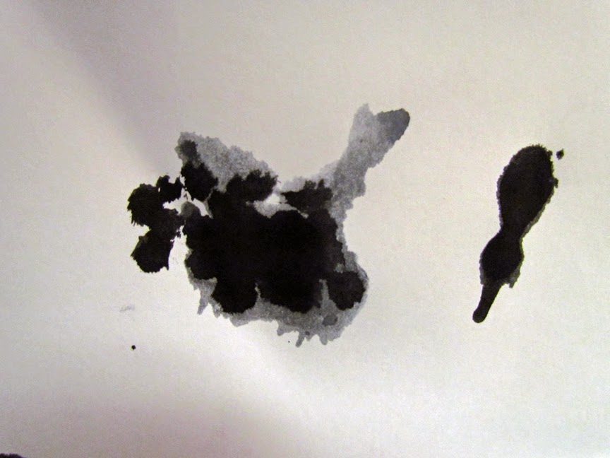 before and after ink blot turkey