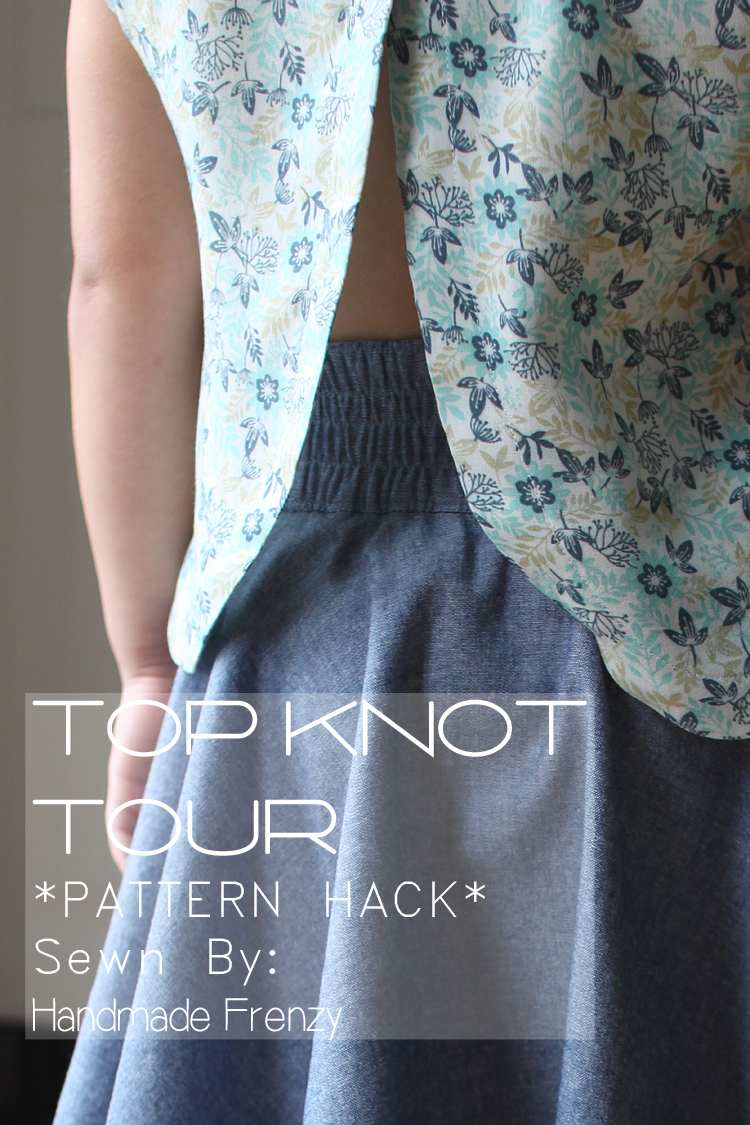 Top Knot Tour // Pattern Hack / Handmade Frenzy