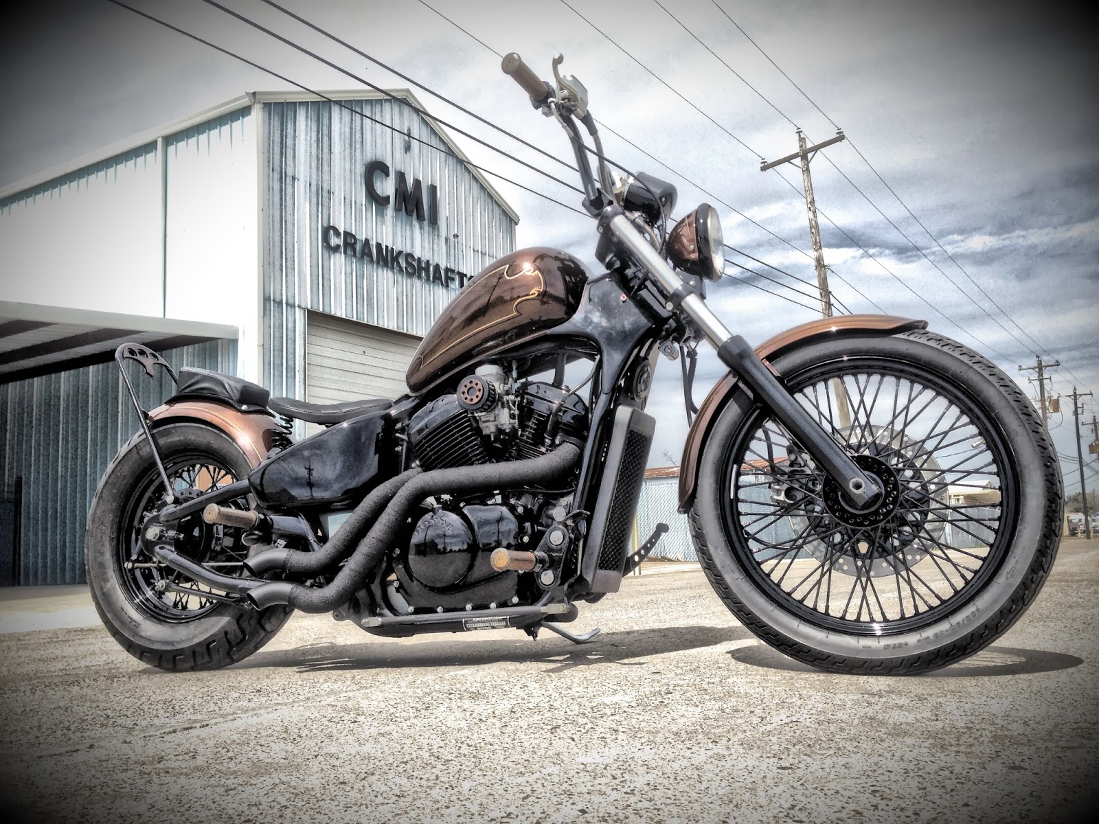 Hell Kustom : Honda Shadow VLX600 2003 By Tail End Customs