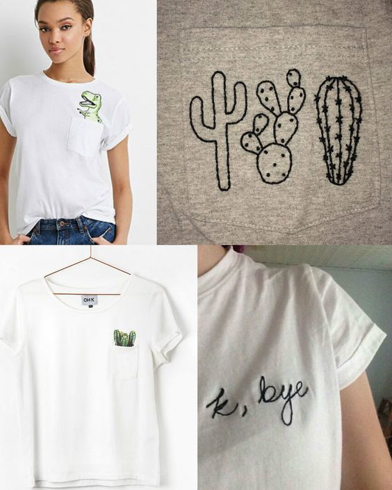 bordar camiseta na hora