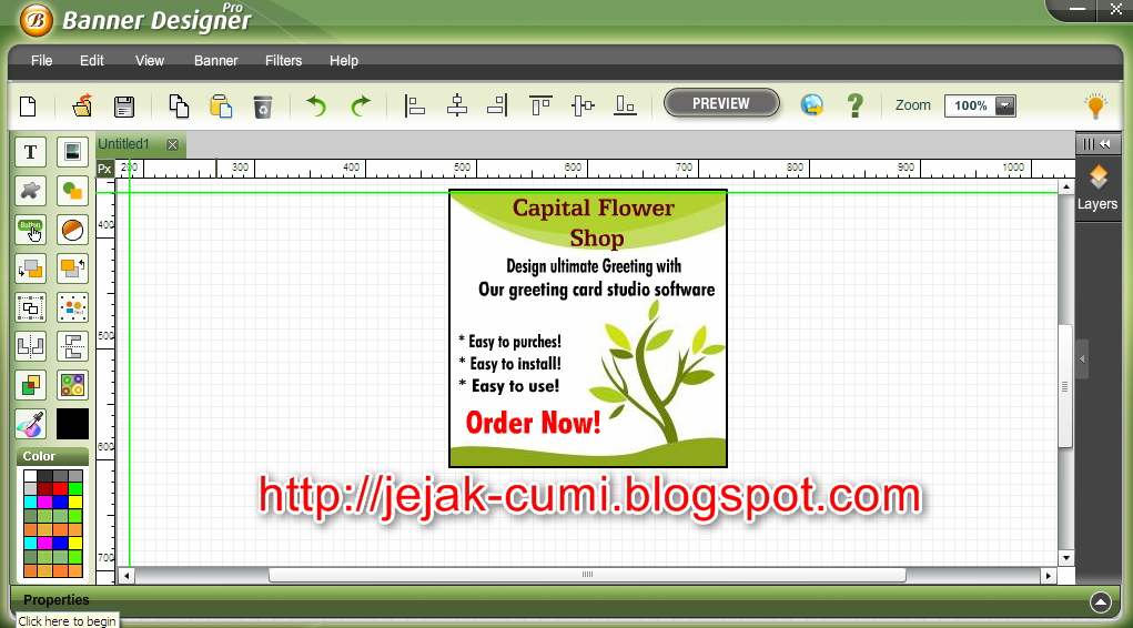 Design editor. Blog banner.