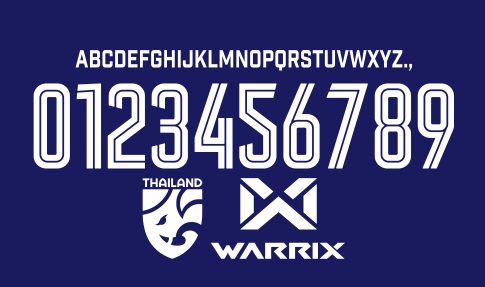 font thailand warrix sport