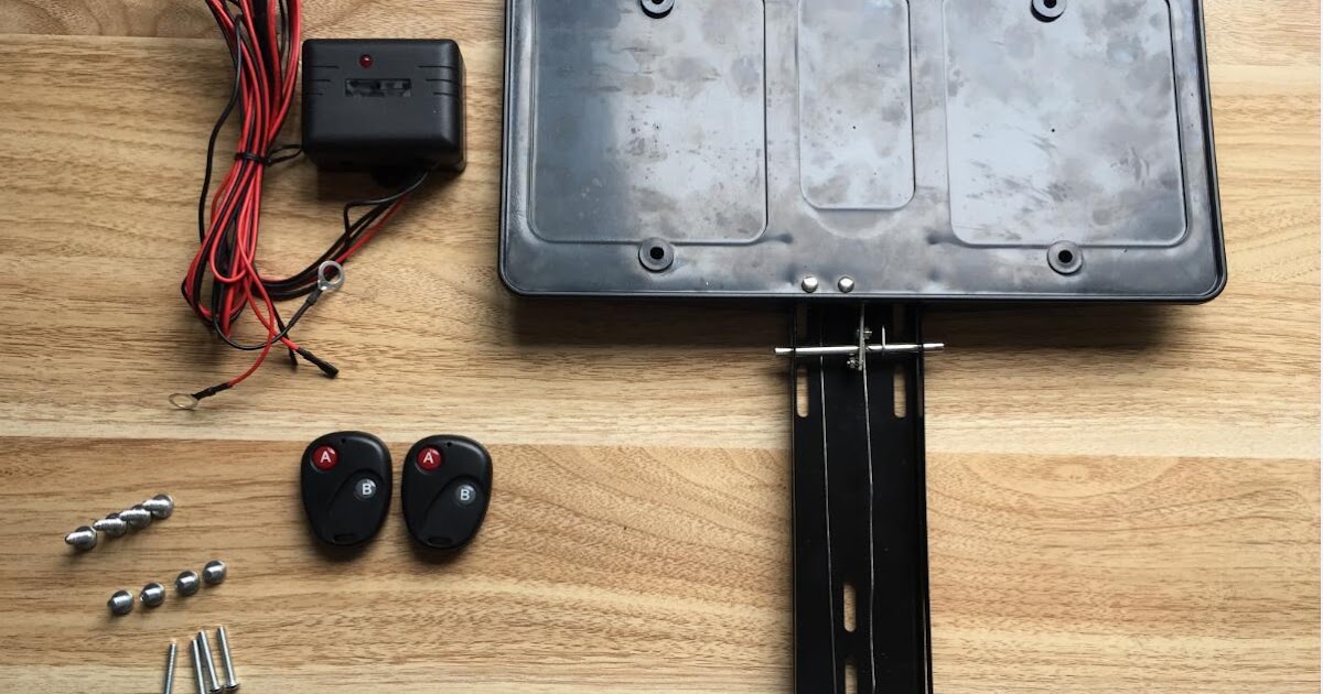 James Bond License Plate Flipper Install License Plate Flipper