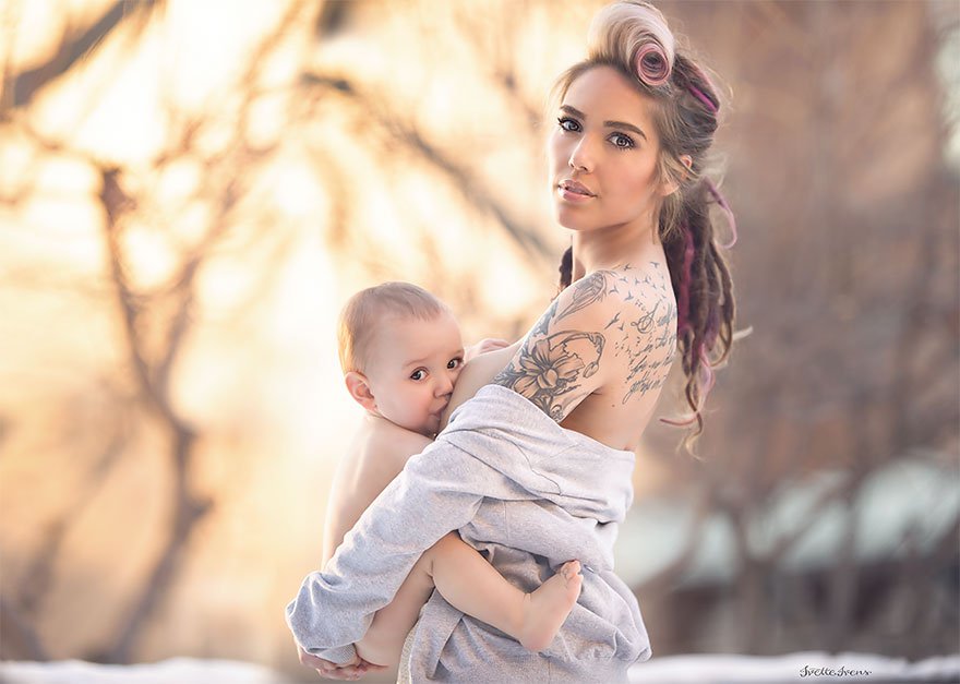 Racy Or Beauty? These Breast Feeding Moms Are Blowing Up The Internet!