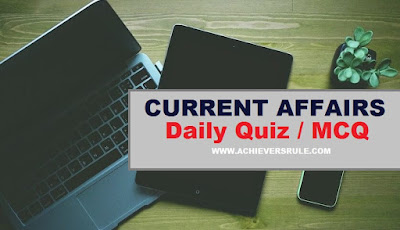 Daily Current Affairs MCQ - 7th & 8th November 2017 Daily Current Affairs MCQ - 7th & 8th November 2017