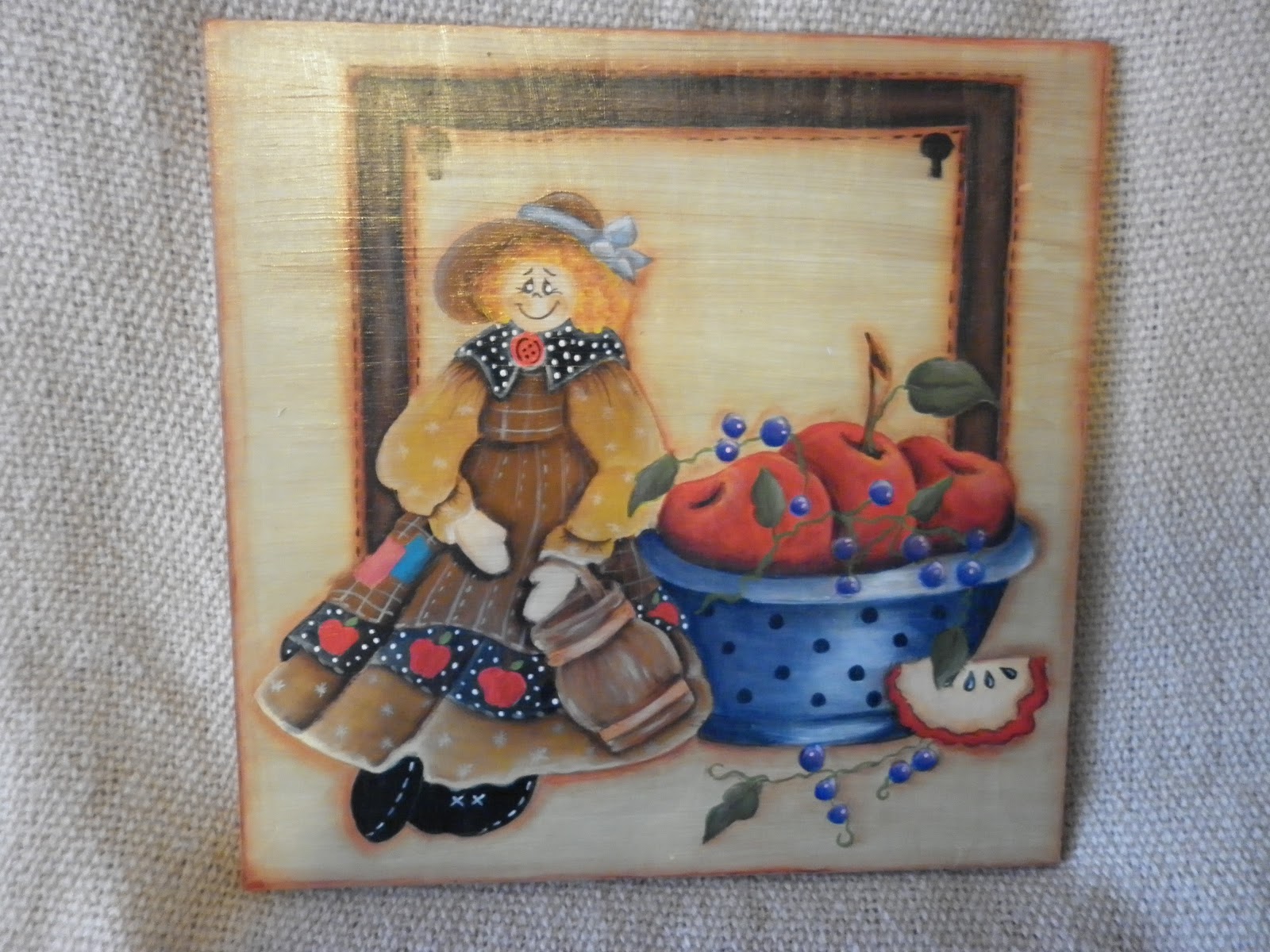 mermelada de frambuesa: Pintura decorativa