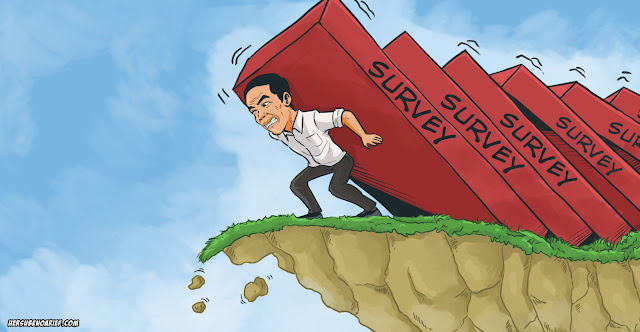 Karena Survei Kompas, Rusak Survei Sebelanga Karena Survei Kompas, Rusak Survei Sebelanga