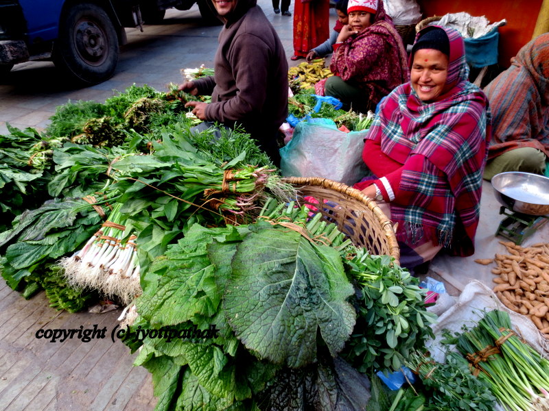 Taste of Nepal Green Leafy Vegetables सागपात हरु (Part 1)