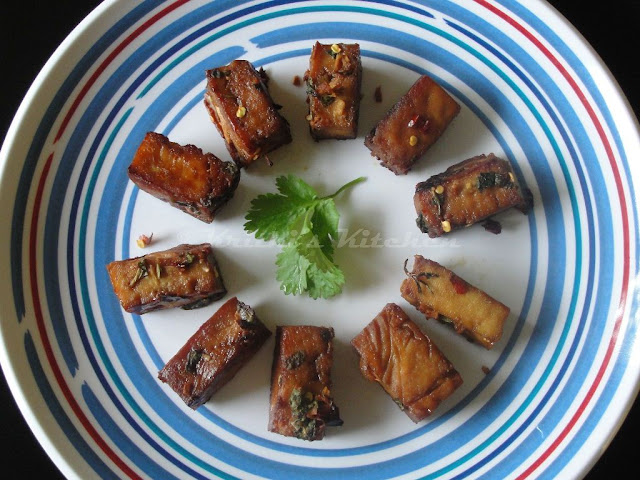 Sweet & Spicy Baked Tofu