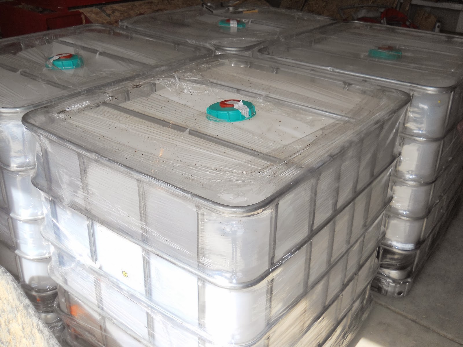 Bring Back the Farm 275 Gallon Water Totes for Rain Harvesting Project