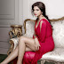 Bollywood Actress Deepika Padukone In Red Dress