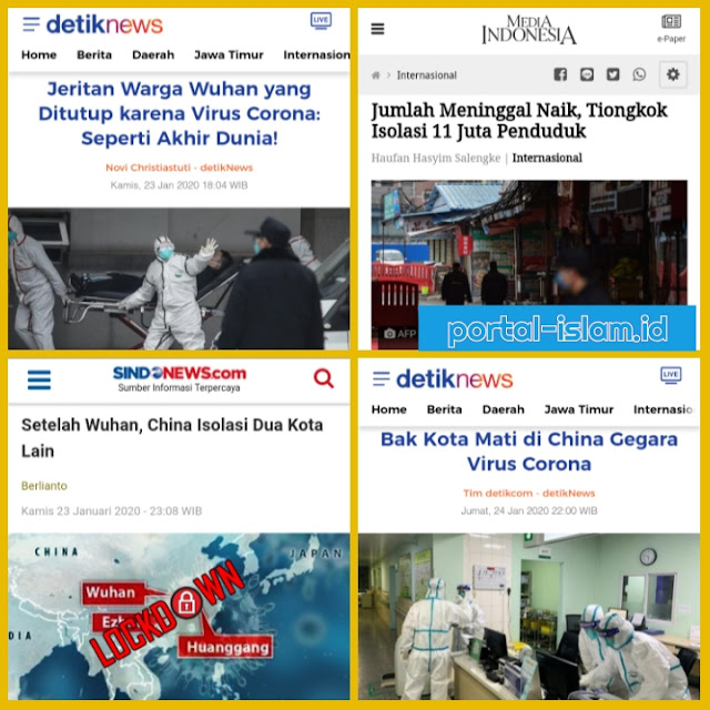 Muslim Uighur Dipenjara Rezim China Sekarang Jutaan Warga China Dikarantina Virus Corona Portal Islam