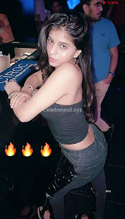 Suhana Khan in Black Tank Top  ~ .xyz Exclusive Celebrity Pics 010