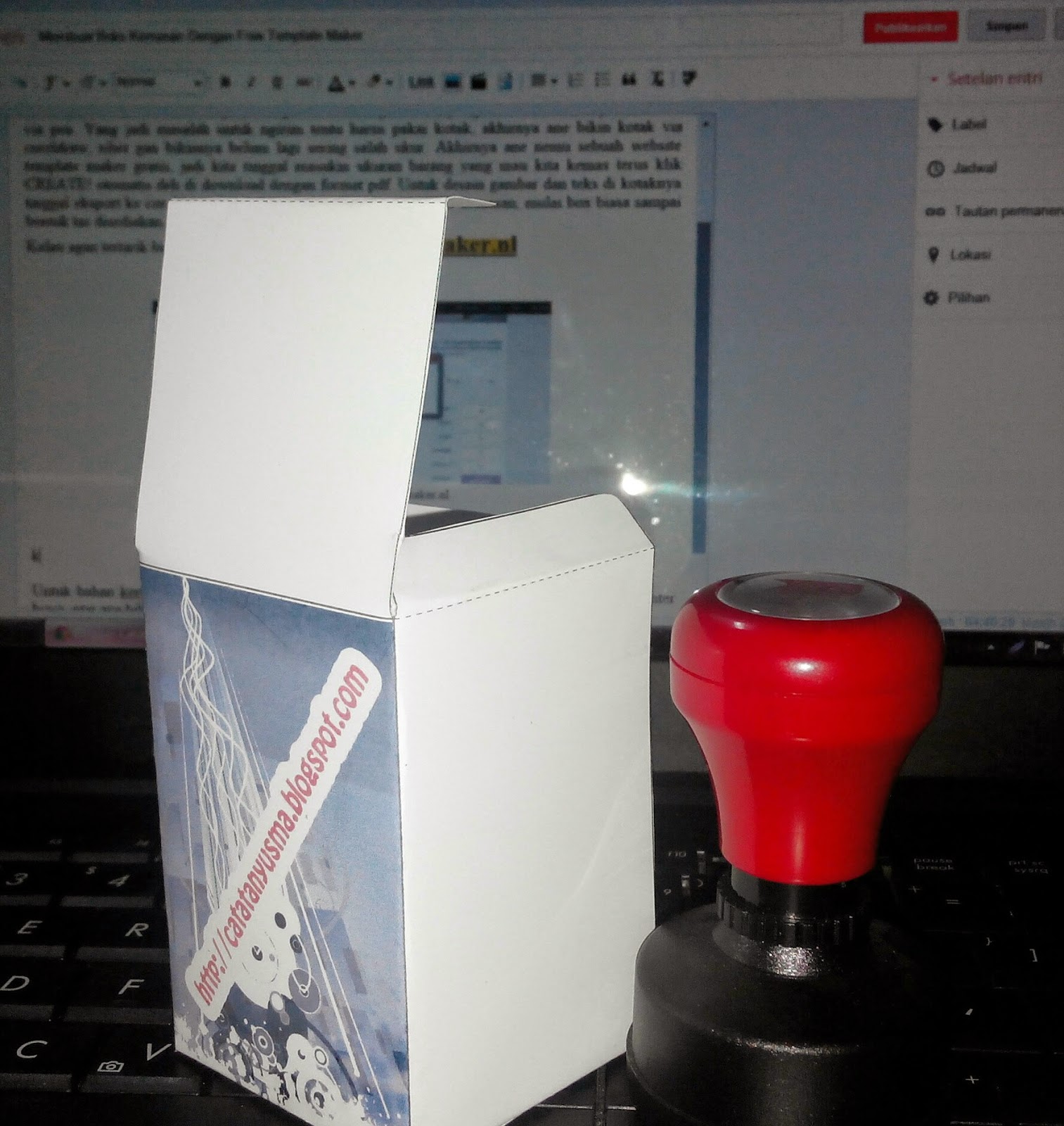 Membuat Boks Kemasan Dengan Free Template Maker Tutorial Bisnis