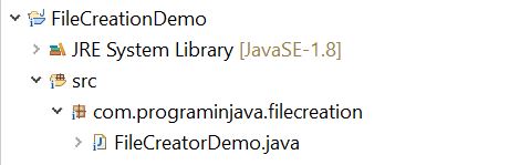 How to create a new file in java ~ Program in Java - Java Examples ...
