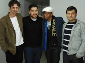 Ao lado do Diego Castro, Adal Silvestre e Rodolfo Pereira