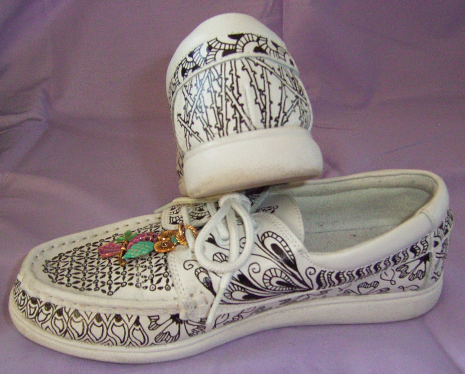 Creative Doodling with Judy West: Doodling Leather Shoes