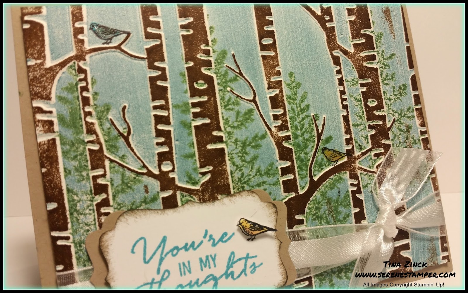 The Serene Stamper Woodland Embossing Folder Technique