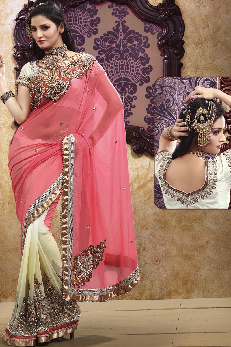 Indian Beautiful Party Wear Sarees Collection 2013 For
