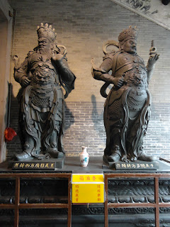 Weito y Zuyong en el templo de Lin Fung, Macao