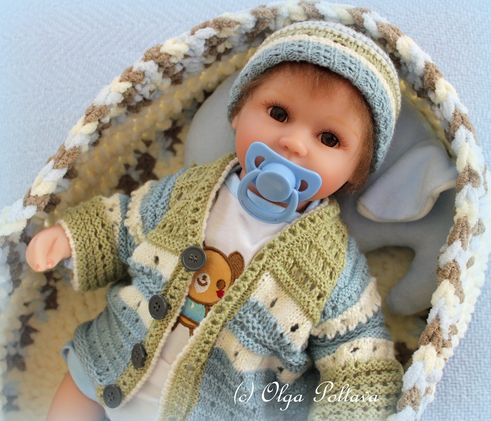 Lacy Crochet Crochet Doll Basket and SanyDoll Reborn Baby Doll Review