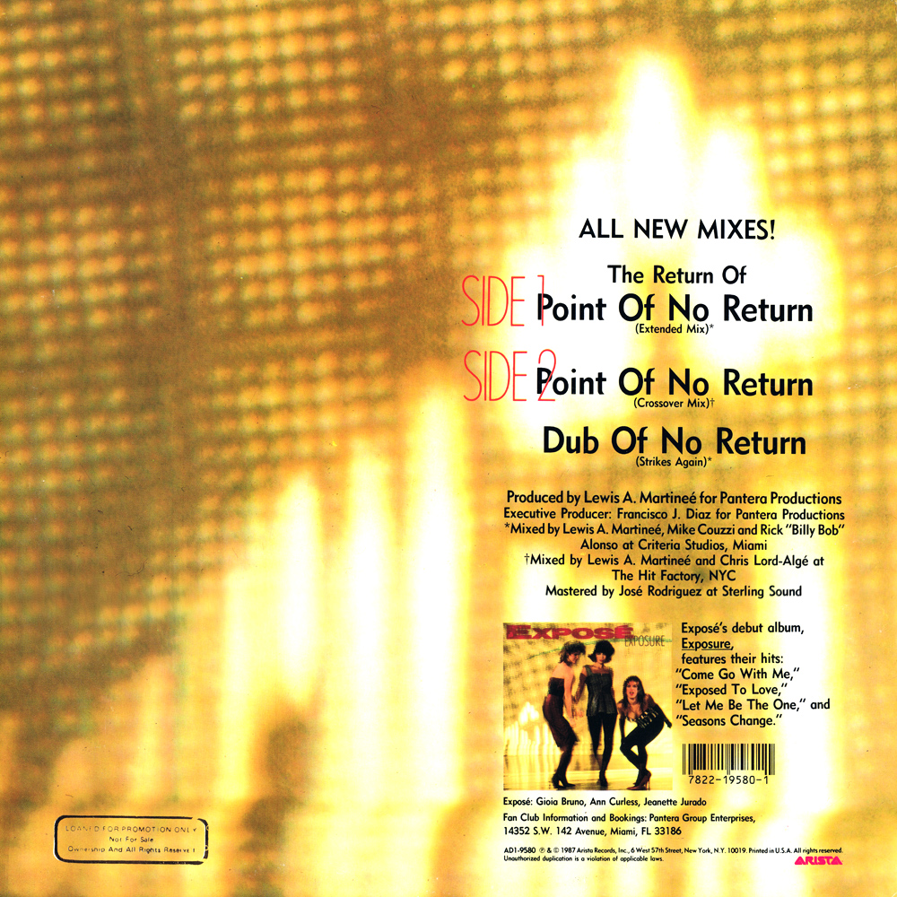 Music download blogspot 80s 90s EXPOSÉ POINT OF NO RETURN (ALL NEW