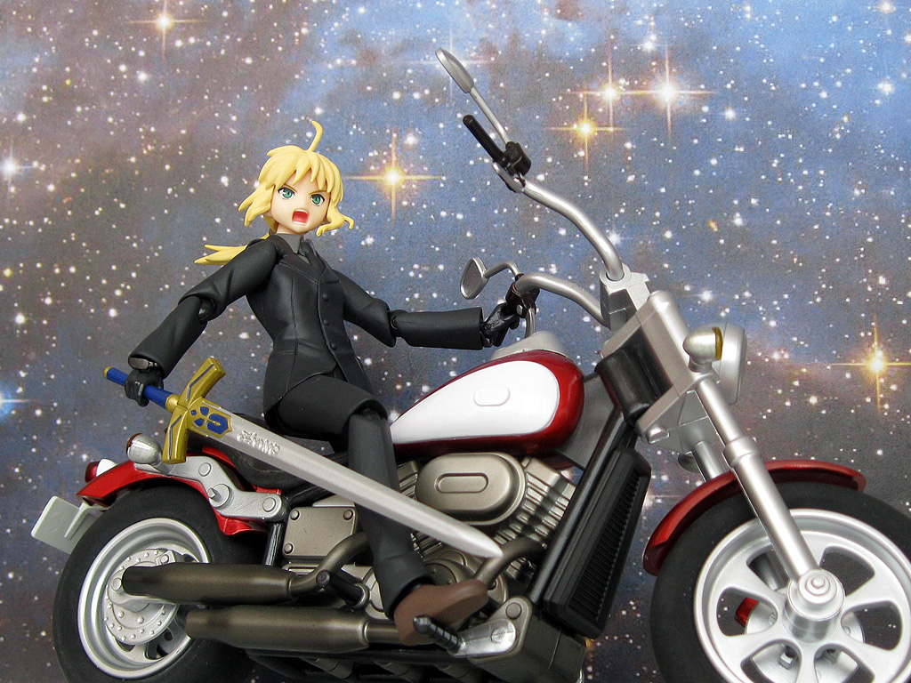 world of klaymore: figma Saber Zero in a suit