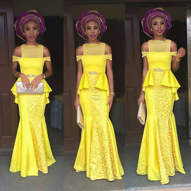 Top Ankara Gown Lace Styles - Owambe Celebrities World