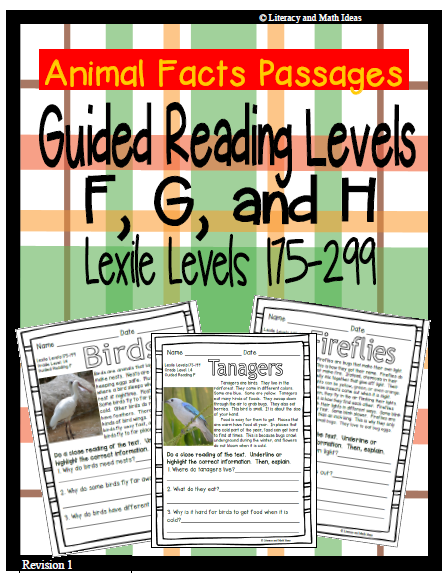 Simply Centers: Nonfiction Passages Organized By Guided Reading/Lexile