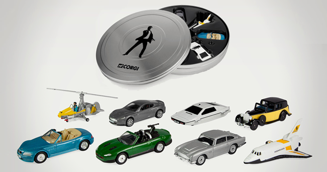James Bond 007 Miniature Vehicles Set