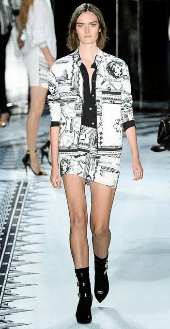 The Punk Fashion: Versus Versace Clothing Collection Display Monochrome ...