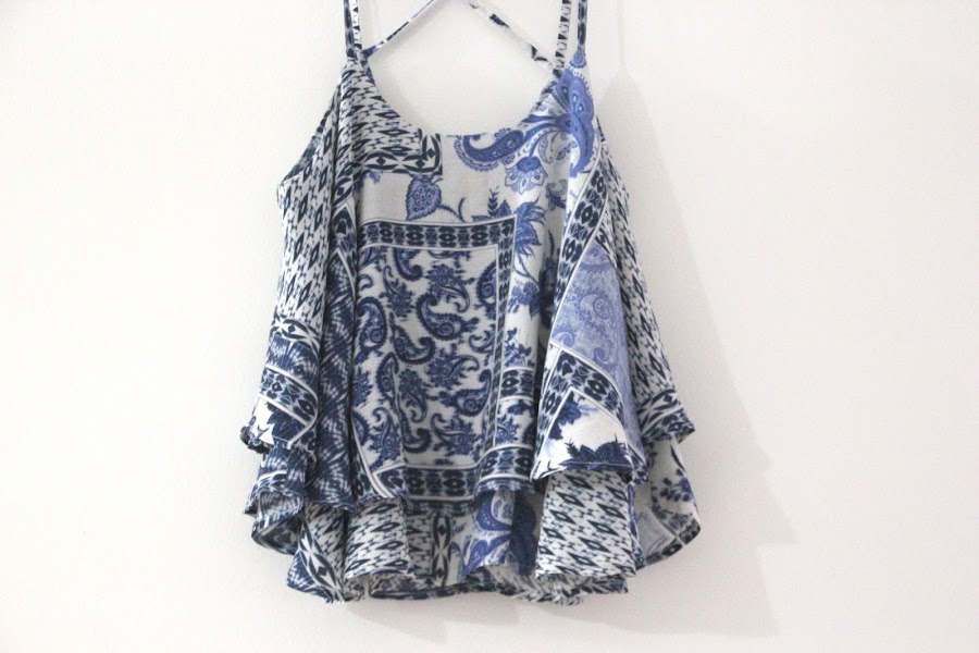 DIY Tutorial y patrones camiseta camisa Blusa Mini Croptop