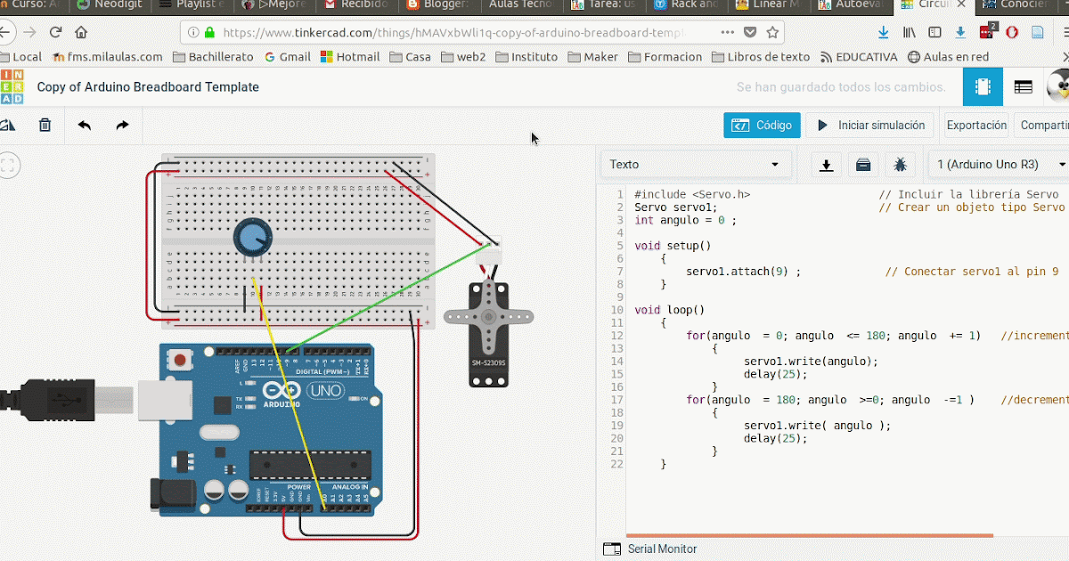 Cultura Maker: Tarea arduino