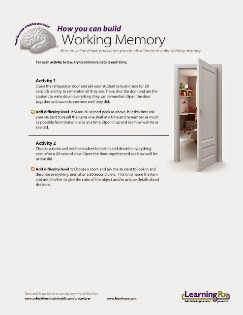 LearningRx Of Fresno Build Your Working Memory