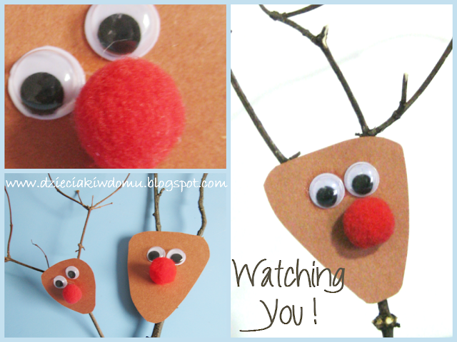 rudolf renifer z patyków dla dzieci rudolf renifer z patyków dla dzieci