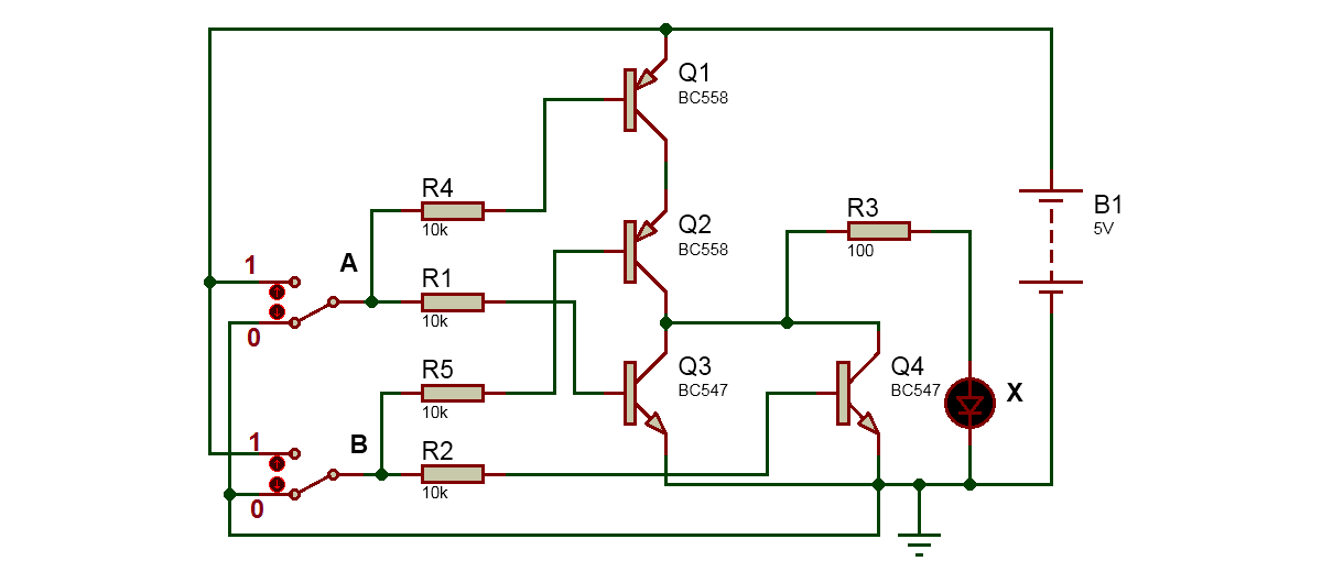 Logic Gates Condition using Transistor Leets academy